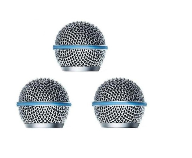 Bolymic 3 pcs ݼ   ũ microfoon grille shure beta58/beta58a ũ microfono new